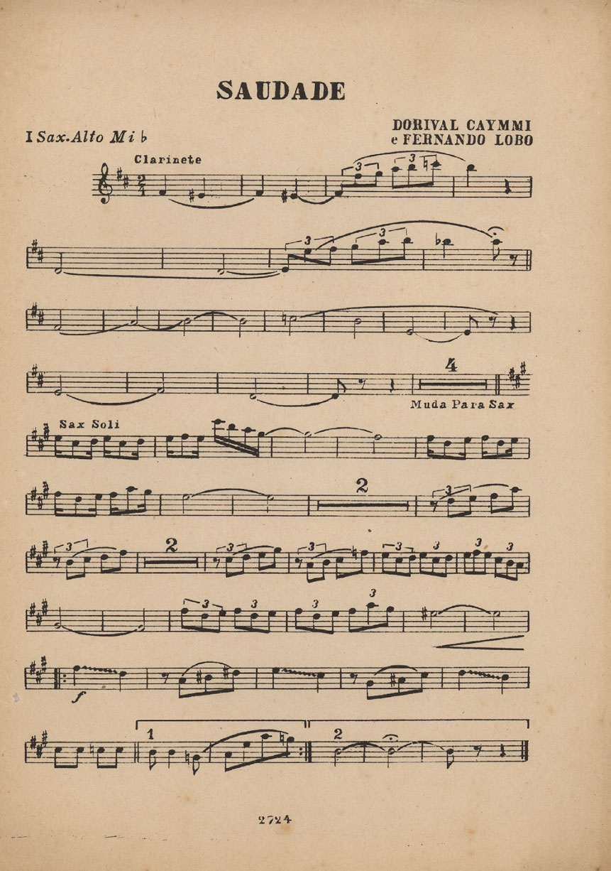 Jogo de Cartas (for Tenor Sax and Piano) Sheet Music | Brandon Nelson | Tenor Sax and Piano