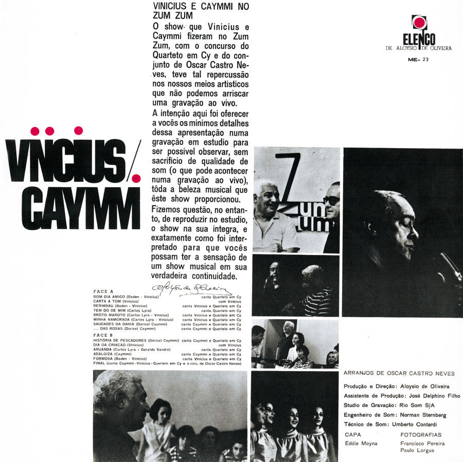 Vinicius/Caymmi no Zum Zum