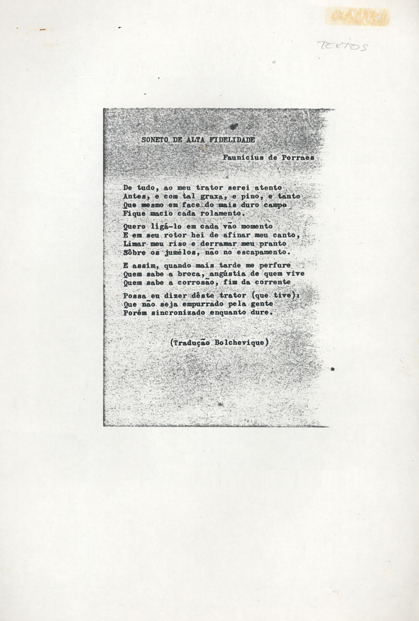 Soneto de Fidelidade